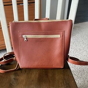 Portland Leather Tan Backpack